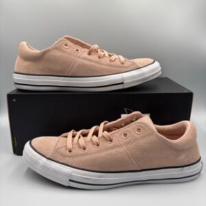 Converse Chuck Taylor All Star Madison Pink Suede Low Sneakers 557979C Womens 10